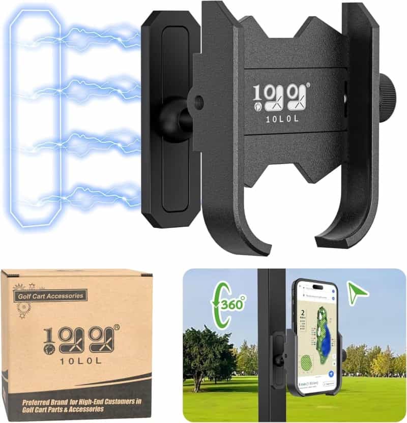 Magnetic Phone Holder For Golf Cart