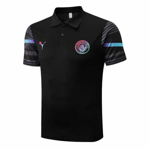 2022-2023 Manchester City Black Polo