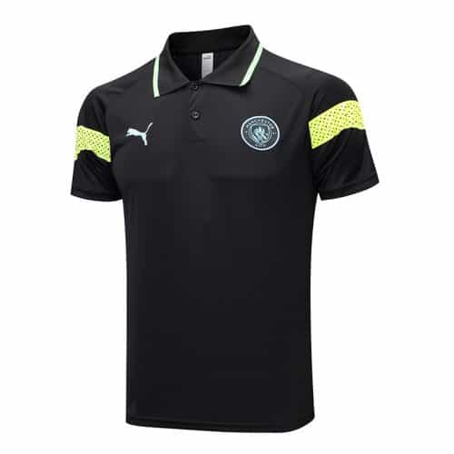 2023-2024 Manchester City Black Polo