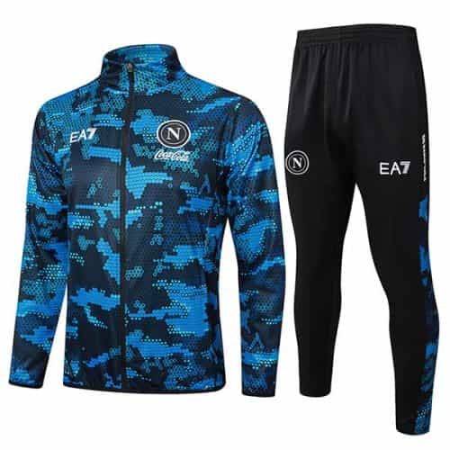 2024-2025 Napoli Jacket + Pants Training Suit Blue