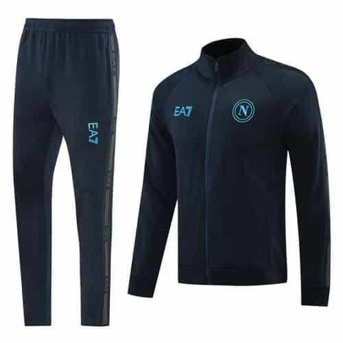 2024-2025 Napoli Jacket + Pants Training Suit Royal Blue