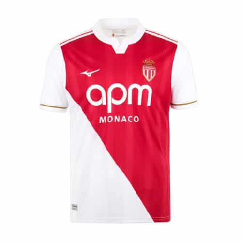 2025-2026 AS Monaco Home Soccer Jersey
