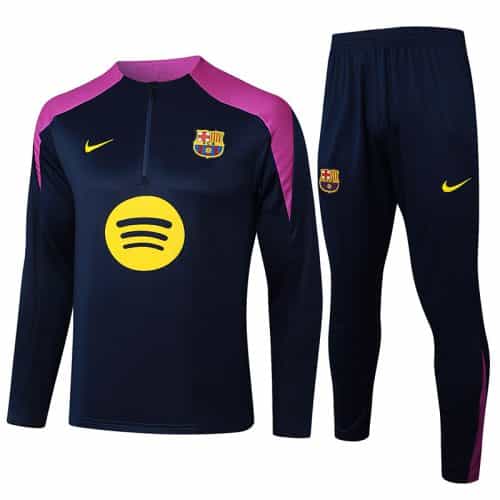 2025-2026 Barcelona Training Suit Blue