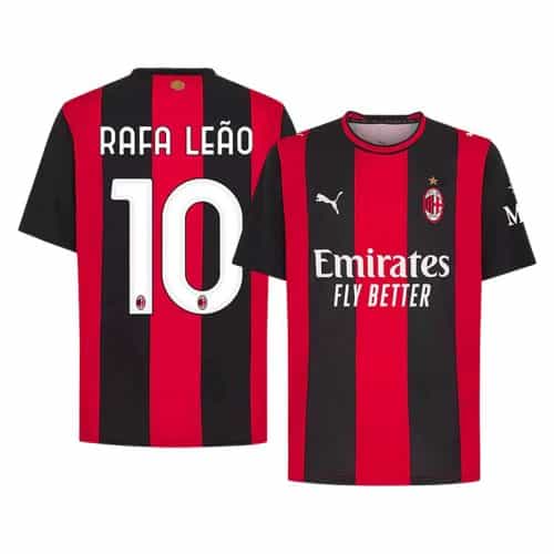 2026-2027 AC Milan Rafa Leao #10 Home Soccer Jersey