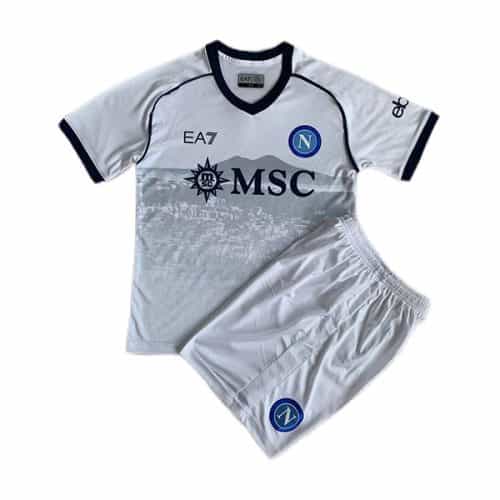 Kids 2023-2024 Napoli Away Soccer Kit