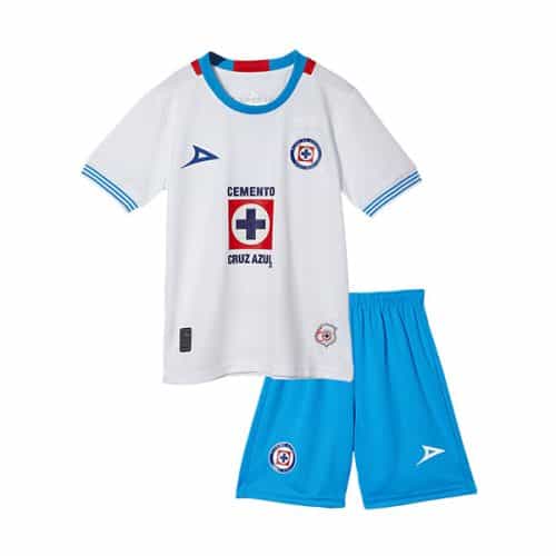 Kids 2024-2025 Cruz Azul Away Soccer Kit