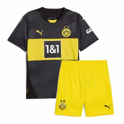 Kids 2024-2025 Dortmund Away Soccer Kit
