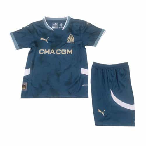 Kids 2024-2025 Marseille Away Soccer Kit