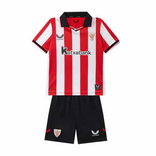 Kids 2025-2026 Athletic Bilbao Home Soccer Kit