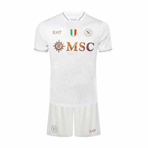 Kids 2025-2026 Napoli Away Soccer Kit