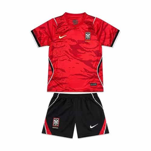 Kids World Cup 2026 South Korea Home Soccer Kit