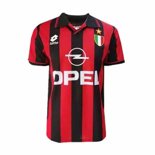 Retro 1996-1997 AC Milan Home Soccer Jersey