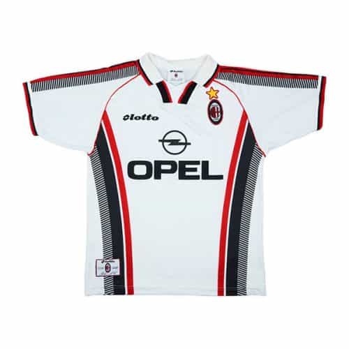 Retro 1997-1998 AC Milan Away Soccer Jersey
