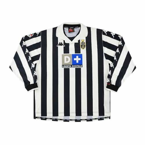 Retro 1999-2000 Juventus Home Long Sleeve Soccer Jersey