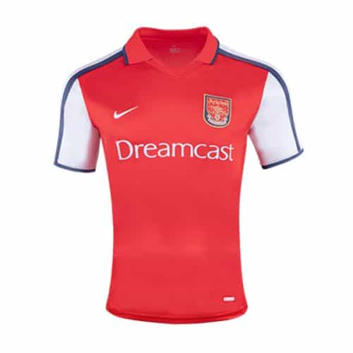 Retro 2000-2001 Arsenal Home Soccer Jersey