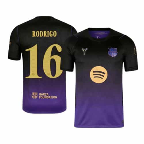 Barcelona Rodrigo #16 Away Soccer Jersey