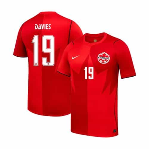 World Cup 2026 Canada Davies #19 Home Soccer Jersey