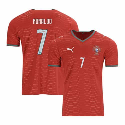 World Cup 2026 Portugal Ronaldo #7 Home Soccer Jersey