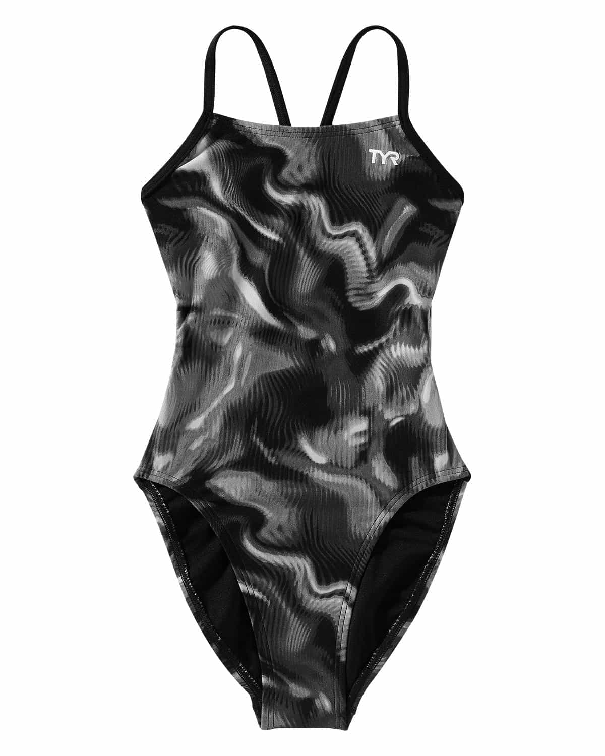 TYR Durafast Elite Girl's Cutoutfit Swimsuit - Waveform