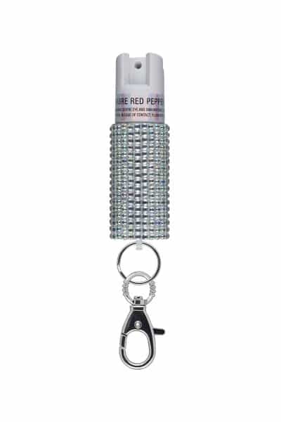 Sabre Jeweled Pepper Spray, Silver